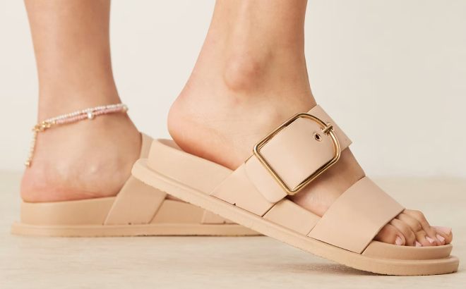 Asos Design Frozen Double Strap Slider