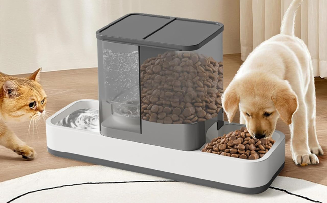 Automatic Cat Feeder and Water Dispenser Automatic Cat Feeder and Water Dispenser