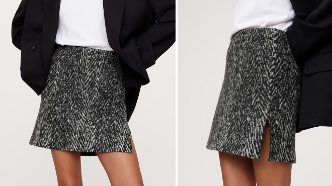 Banana Republic Merino Jacquard Sweater Mini Skirt Banana Republic Merino Jacquard Sweater Mini Skirt