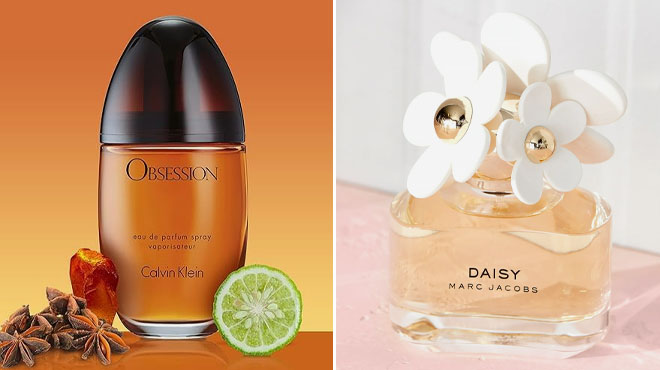 Calvin Klein Eau de Parfum Spray and Marc Jacobs Eau De Toilette Spray