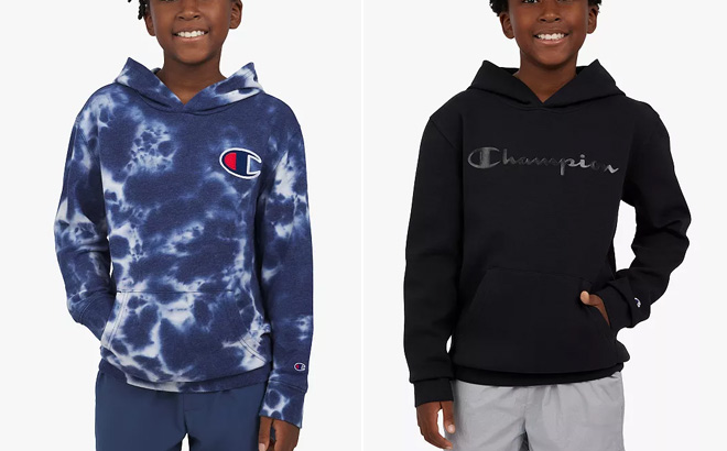 Champion Boys Tie Dye Pullover Hoodie