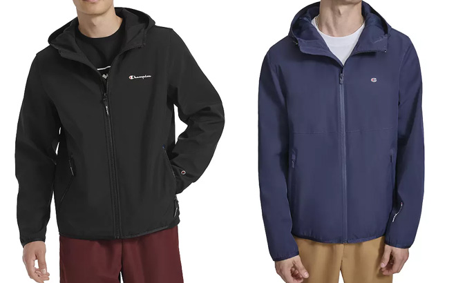 Champion Mens Performance Hooded Soft Shell Jacket