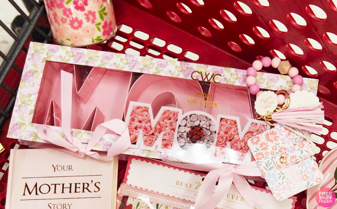 Cook With Color Fillable MOM Word Food Storage Gift Box