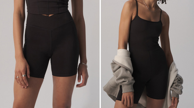 Cozi Cross Front Bike Shorts and Unitard Cozi Cross Front Bike Shorts and Unitard