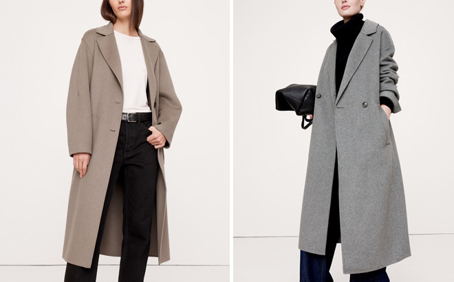 DOUBLE FACED WRAP COAT DOUBLE FACED WRAP COAT