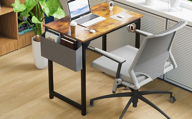 DUMOS 32 inch Office Small Computer Desk
