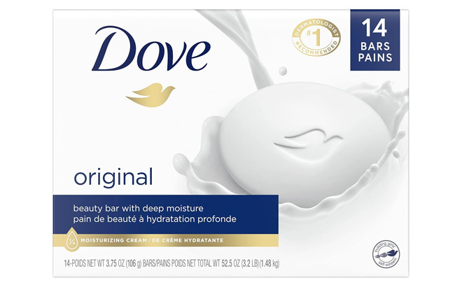 Dove Beauty Original Bar Soap 14 Pack Dove Beauty Original Bar Soap 14 Pack