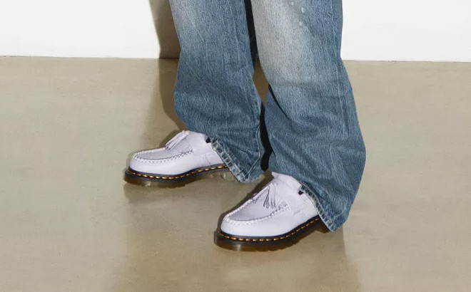 Dr Martens Adrian Womens Virginia Leather Tassel Loafers