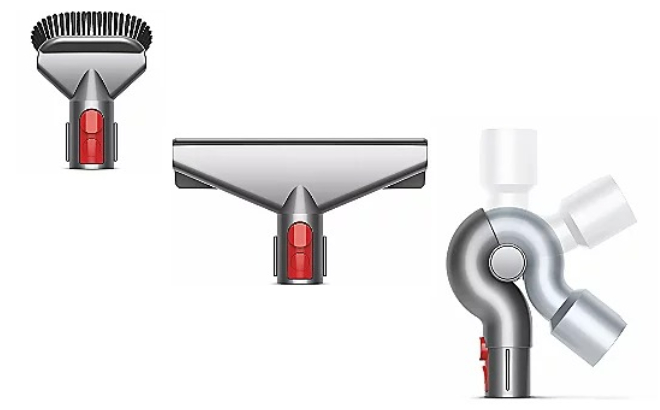 Dyson Total Clean 3 Piece Accessory Tool Kit for V8 Cordfree Vacuum