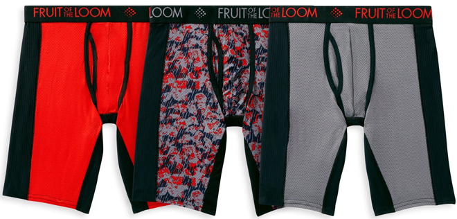 Fruit of the Loom Long Boxer Brief 3 Pack