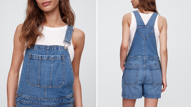 GAP Factory Denim Shortalls