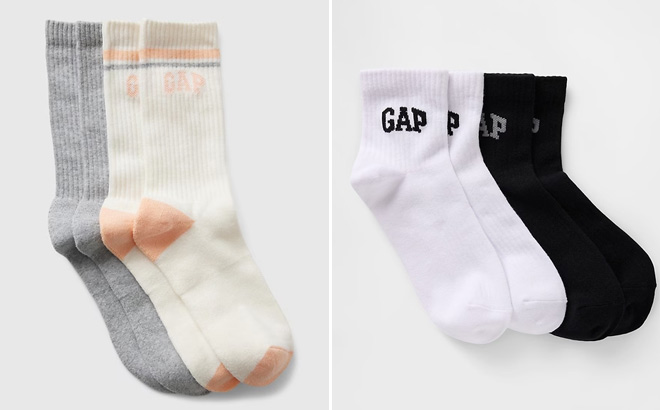 GAP Studio Crew Socks 2 Pack