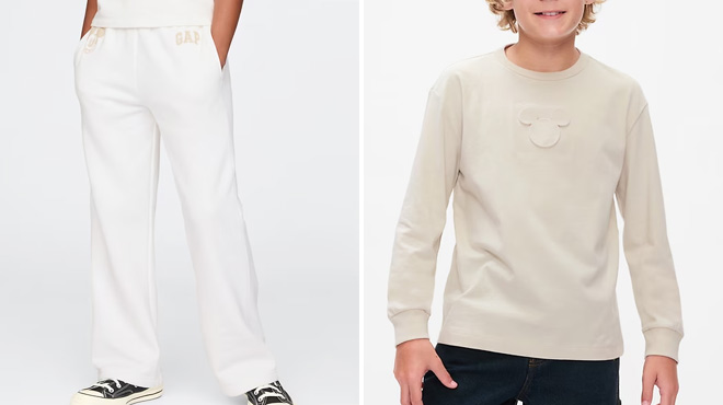 GAP × Disney Bys VintageSoft Logo Sweatpants GAP × Disney Bys VintageSoft Logo Sweatpants
