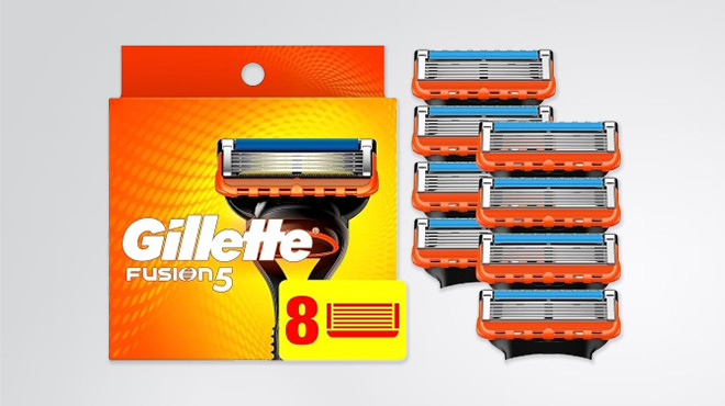 Gillette Fusion5 Razor Refills 8 Pack