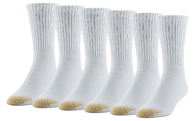 Gold Toe Mens Athletic Sport Short Crew Socks 6 Pairs Gold Toe Mens Athletic Sport Short Crew Socks 6 Pairs