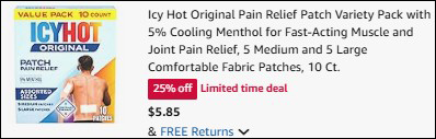 Icy Hot Final Price at Checkout Icy Hot Final Price at Checkout