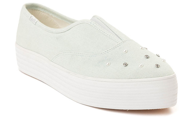 Keds Womens Point Denim Platform Shoe