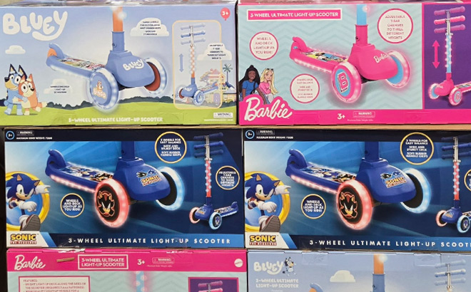 Kids Character LightUp Scooter