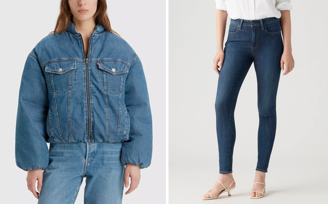 LEVIS 721 HIGH RISE SKINNY WOMENS JEANS LEVIS 721 HIGH RISE SKINNY WOMENS JEANS