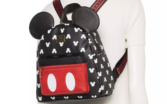 Licensed Character Disneys Mickey Mouse with 3D Ears and All Over Print Backpack 1 Licensed Character Disneys Mickey Mouse with 3D Ears and All Over Print Backpack 1