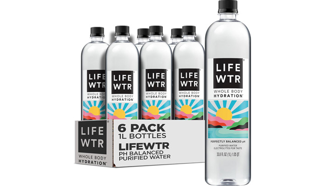 Lifewtr Premium Purified Water 6 Pack