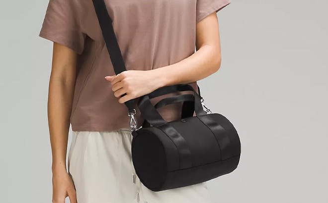 Lululemon Knit Nylon Mini Barrel Duffle Bag 5L