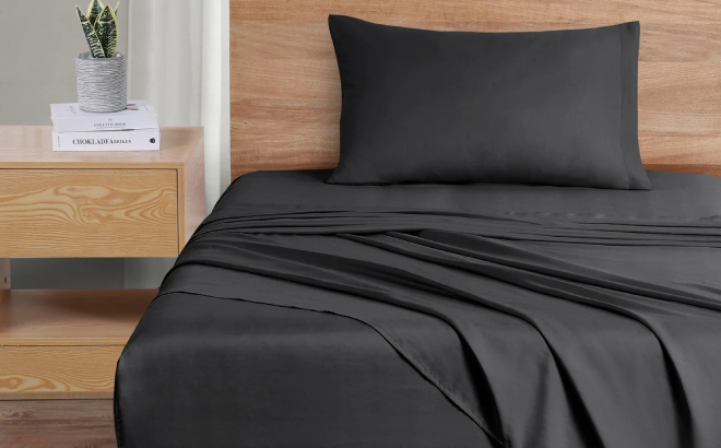 Mainstays Basic Value Microfiber 3 Piece Twin Sheet Set Mainstays Basic Value Microfiber 3 Piece Twin Sheet Set