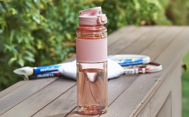 Mainstays Water Bottle in Pearl Blush Pink
