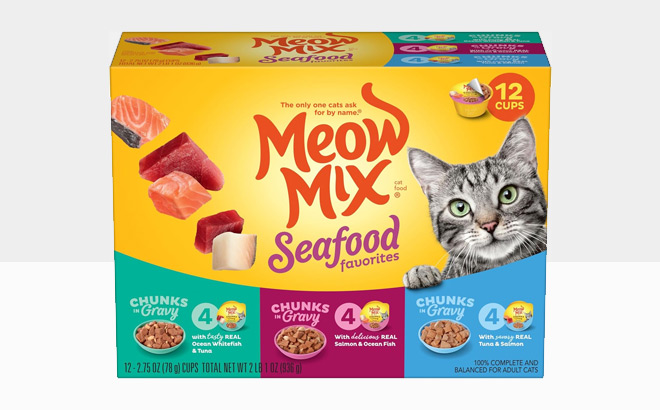 Meow Mix Seafood Favorites Chunks