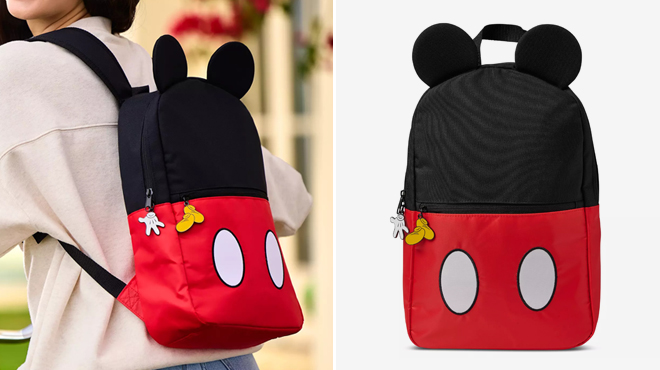 Mickey Mouse Costume Backpack and Mickey Mouse Loungefly Mini Backpack Mickey Mouse Costume Backpack and Mickey Mouse Loungefly Mini Backpack