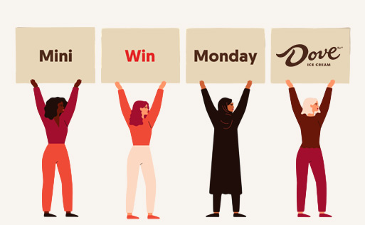 Mini Win Monday at Dove Chocolate