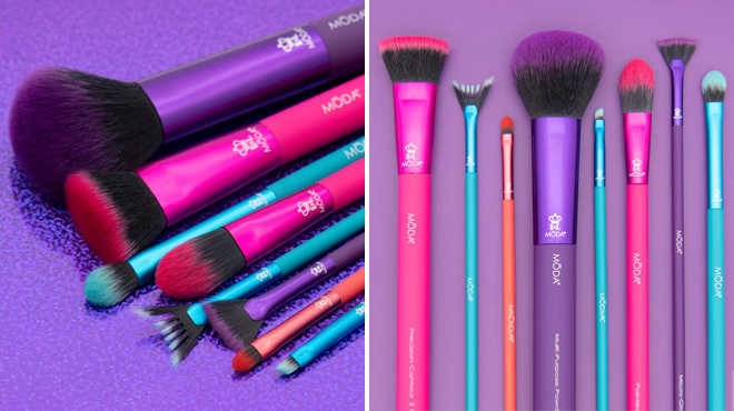 Moda Brush Ultimate Face 8pc Makeup Brush Kit