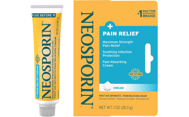 Neosporin Maximum Strength Pain Relief Dual Action Cream