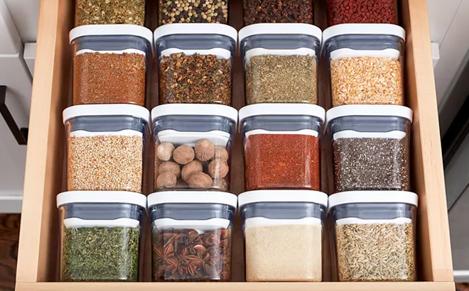 OXO Pop 4 Pc Mini Food Storage Container Set OXO Pop 4 Pc Mini Food Storage Container Set