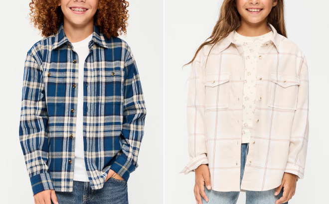 Old Navy Boys Long Sleeve Flannel Shirt Old Navy Boys Long Sleeve Flannel Shirt