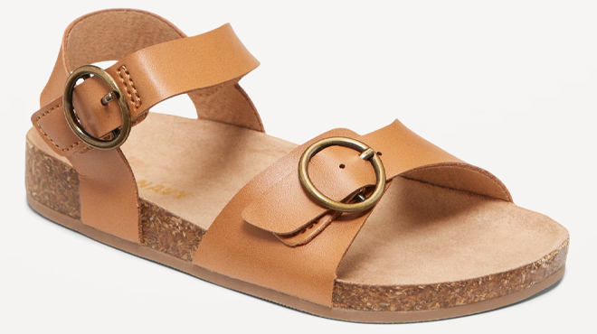 Old Navy Toddler Girls Faux Leather Buckled Strap Sandal Old Navy Toddler Girls Faux Leather Buckled Strap Sandal