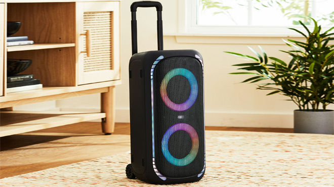 Onn Large Party Speaker Gen 2 with LED Lighting
