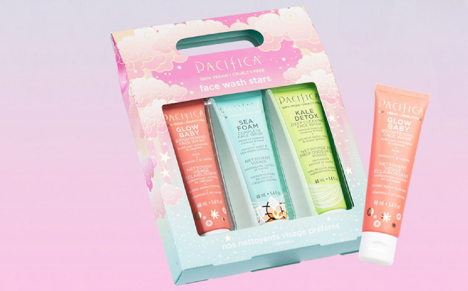 Pacifica Face Wash Stars 3 Piece Set
