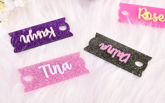 Personalized Name Plate Lid Toppers Personalized Name Plate Lid Toppers