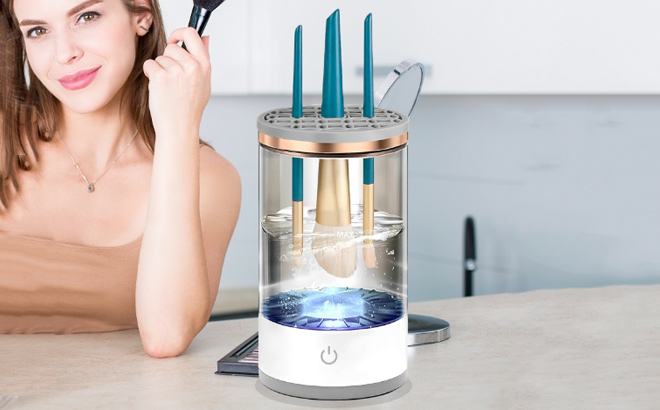 Professional Makeup Brush Cleaning Machine
