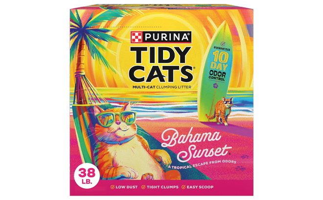 Purina 38 Pound Tidy Cats Bahama Sunset Clumping Cat Litter Purina 38 Pound Tidy Cats Bahama Sunset Clumping Cat Litter