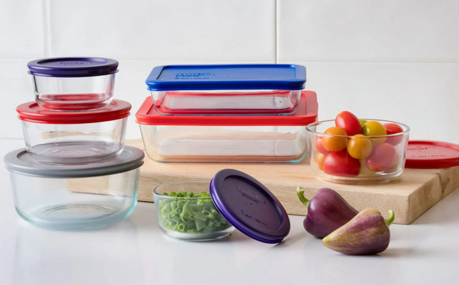 Pyrex 14 Piece Storage Set