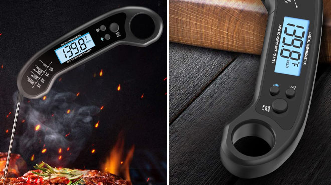 ROUUO Instant Read Meat Thermometers