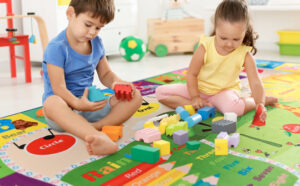 Rectangle Animal Print Machine Tufted Polyester Rug