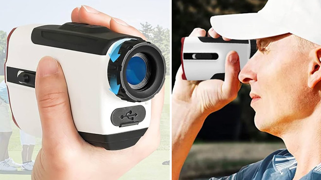 Segmart 7X Magnification Clear View 900 Yards Laser Range Finder Segmart 7X Magnification Clear View 900 Yards Laser Range Finder