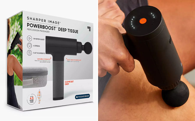 Sharper Image Powerboost Deep Tissue Percussion Massager Sharper Image Powerboost Deep Tissue Percussion Massager