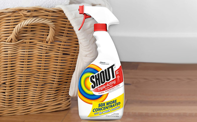 Shout Active Enzyme Laundry Stain Remover Spray