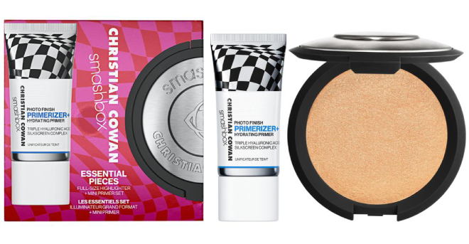 Smashbox Essential Pieces Full Size Highlighter Mini Primer Set Smashbox Essential Pieces Full Size Highlighter Mini Primer Set