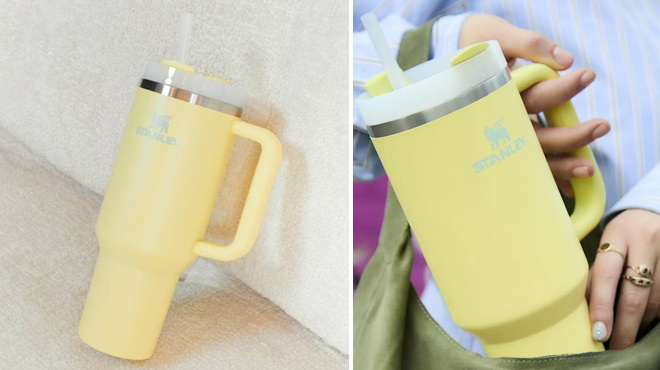 Stanley 40 Ounce Quencher H2 0 Tumblers in Pomelo
