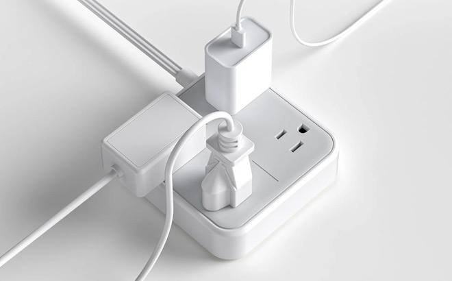 Tessan Plug Surge Protector Power Strip with 4 Widely Spaced Outlets Tessan Plug Surge Protector Power Strip with 4 Widely Spaced Outlets